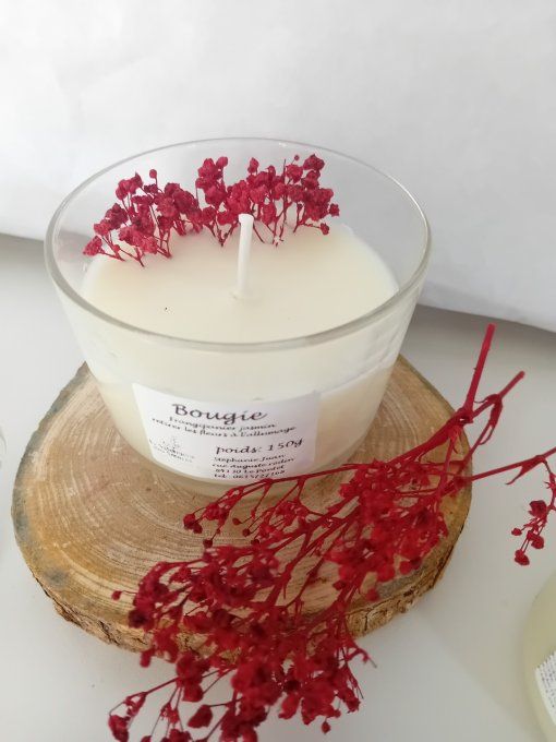 bougie florale frangipanier jasmin