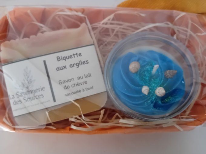 Coffret savon bougie 