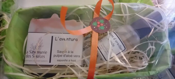 Coffret savon brume d'oreiller lavande