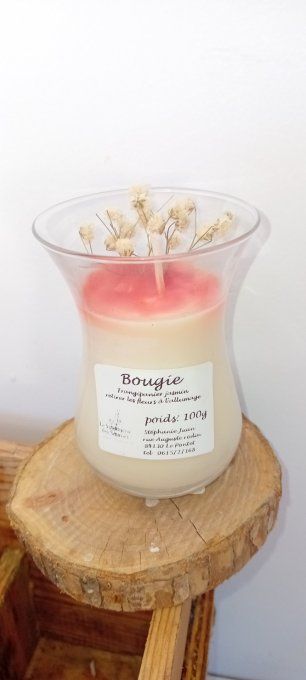 Bougie florale frangipanier jasmin