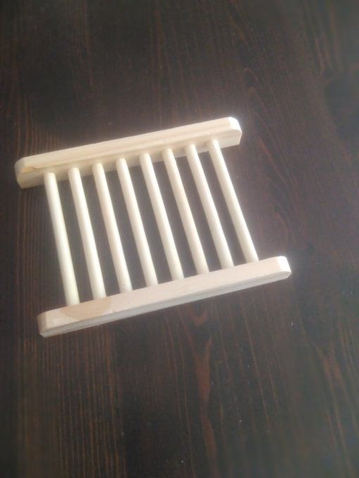 Porte savon en bois 