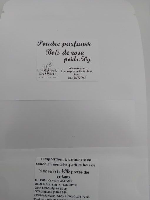 Poudre parfumée bois de rose 