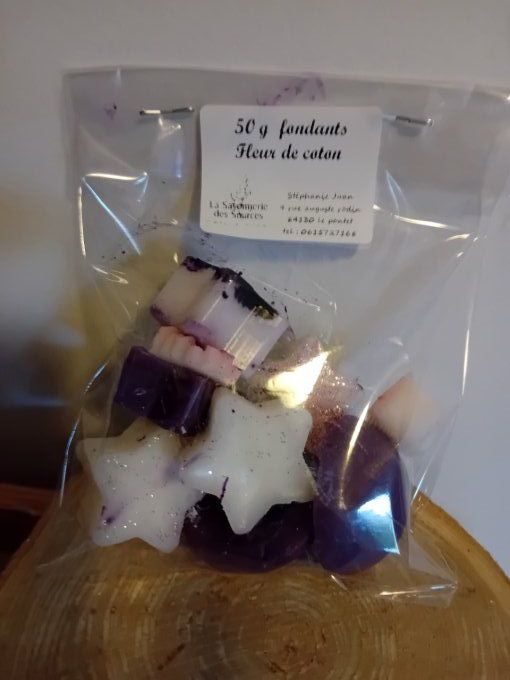 Lot fondants fleur de coton 50g