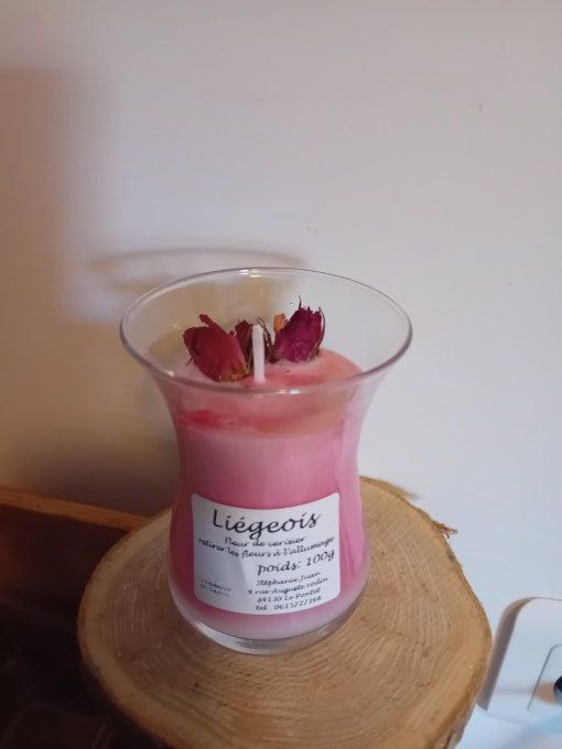 Bougie fleur de cerisier